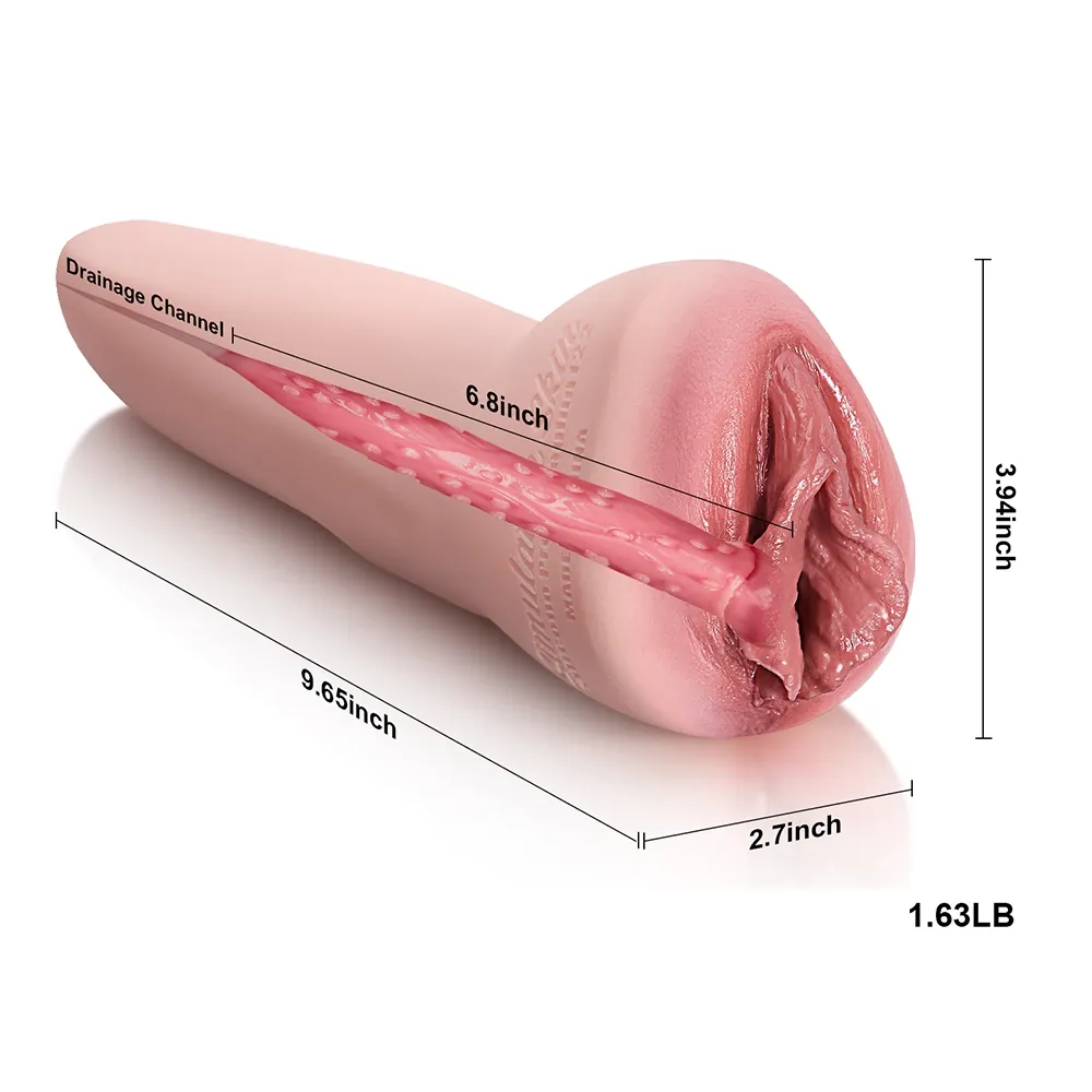 Grace : 1.63LB Silicone Realistic vagina Pocket Pussy - Image 11