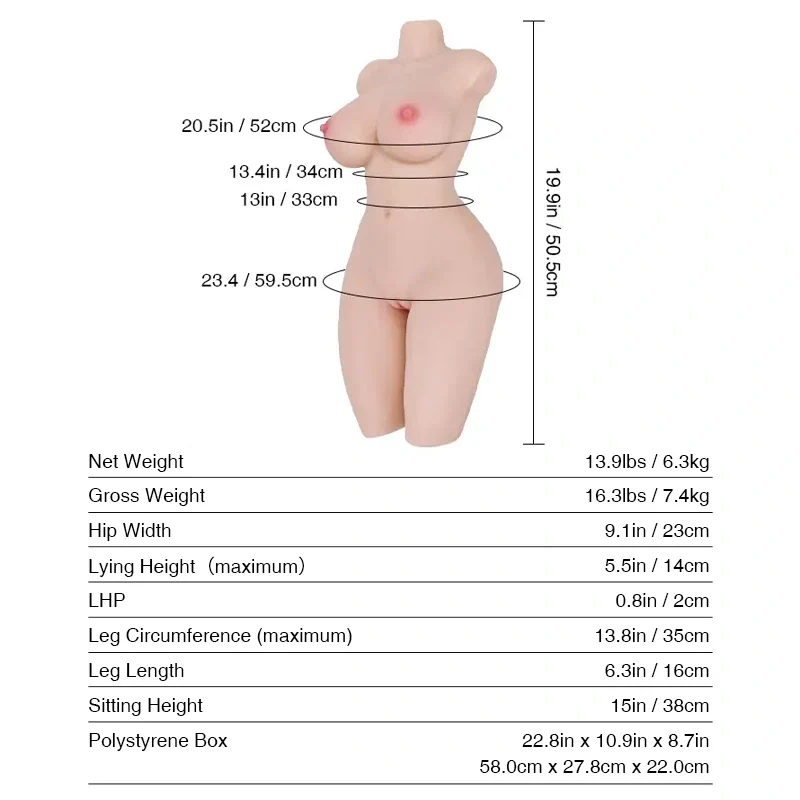 Miki: 13.2LB Small Sex Doll for Beginner Masturbation - Image 4