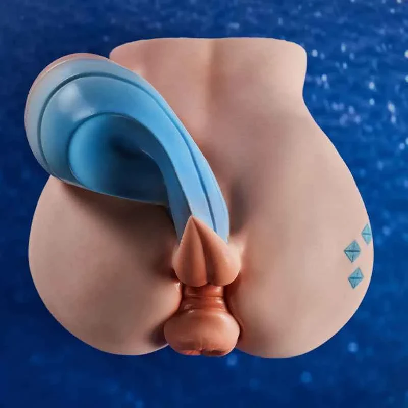 PA-Ray 39.02 LBS Fantasy Horse Tail Silicone Sex Ass Torso With Realistic Vagina - Image 5