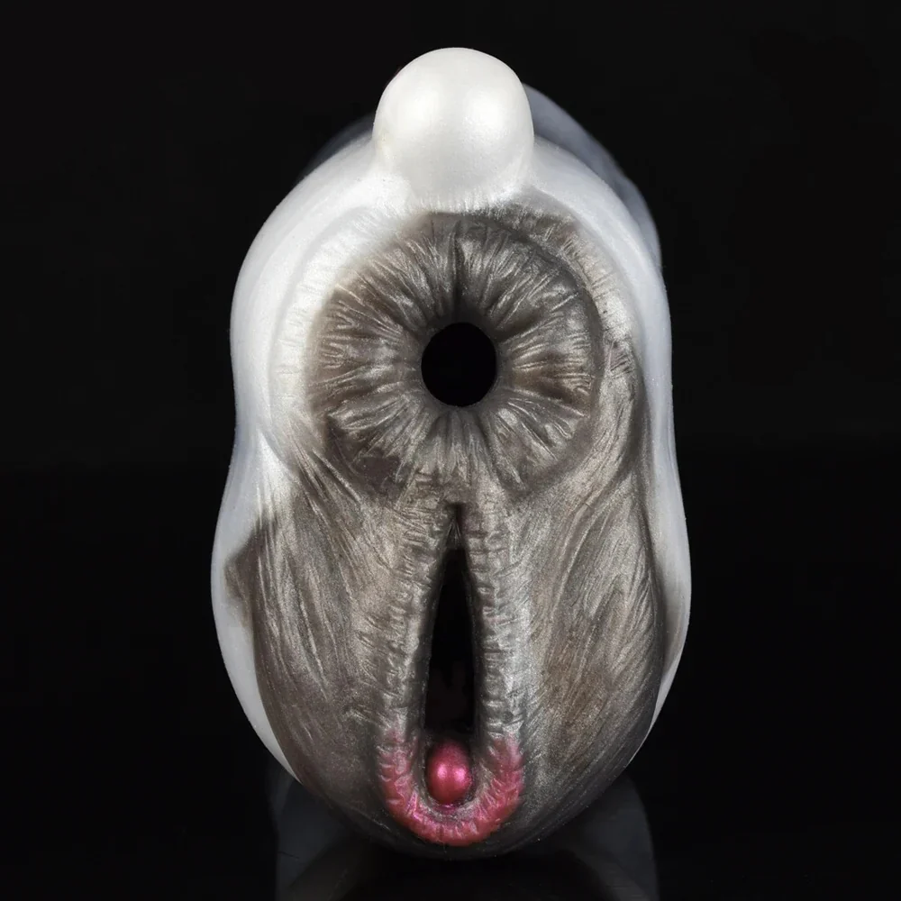Cow Pocket Pussy Male Masturbator - Realistic Dual Penis Toy