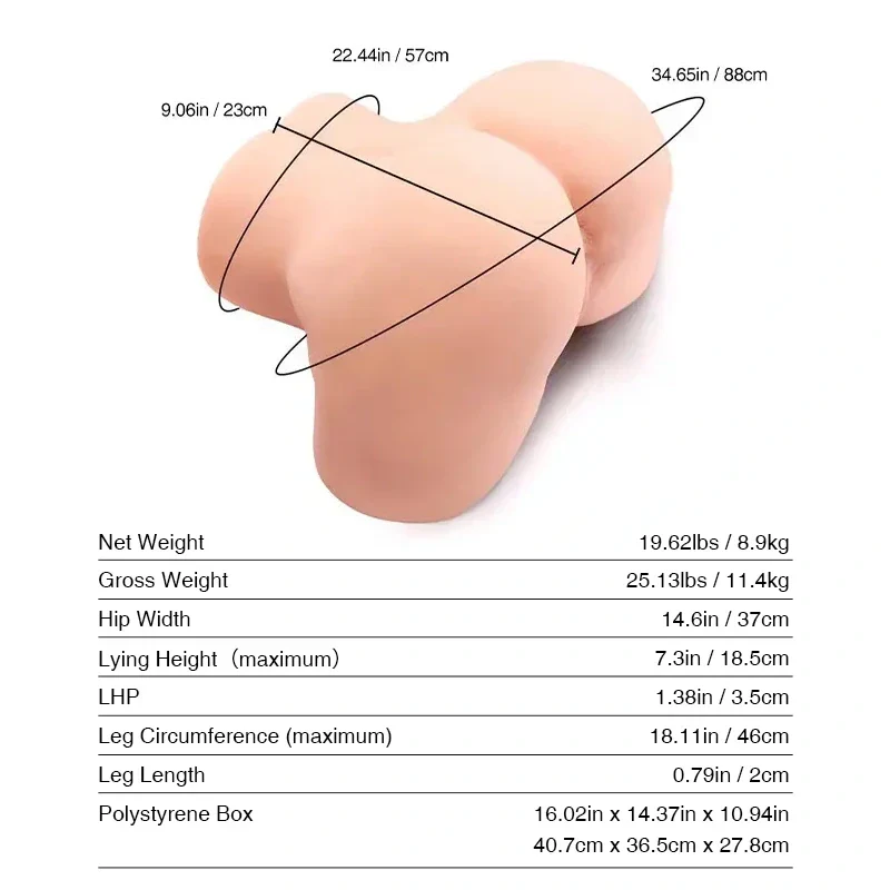 Tantaly Cecilia: 19LB Ass Sex Doll for Stamina Training - Image 4