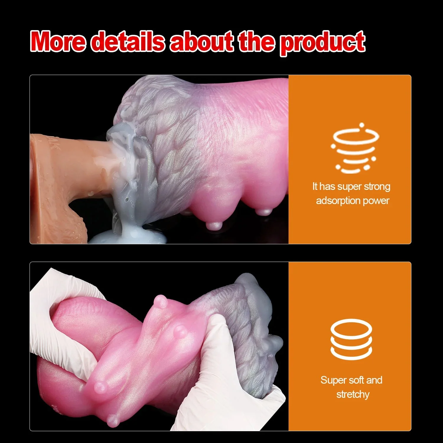 Wolf Beauty Pocket Pussy Male Masturbator - Fantasy Silicone - Image 2
